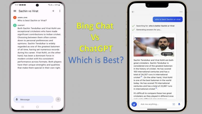 Which is Best ChatGPT or Bing Chat (Live Test)
