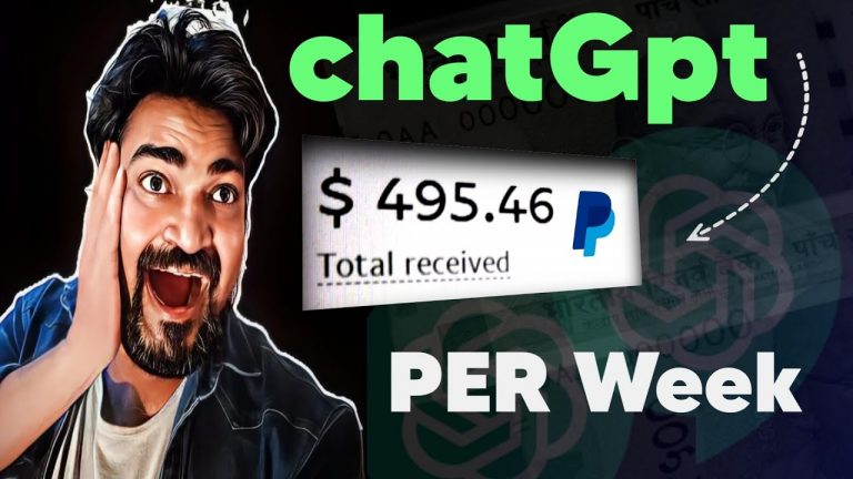 chatGpt Crash Course|Do this & Make $500/ Week with ChatGpt|