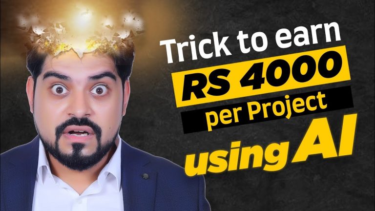 #1 Trick to earn Rs 4000 in just 1 hour using ChatGPT | (Product Photography/Editing work)