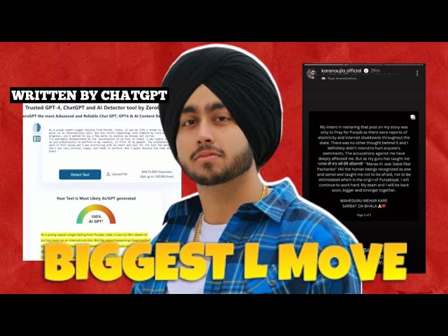 Biggest L Move By SHUBH | SHUBH Statment Written By CHATGPT