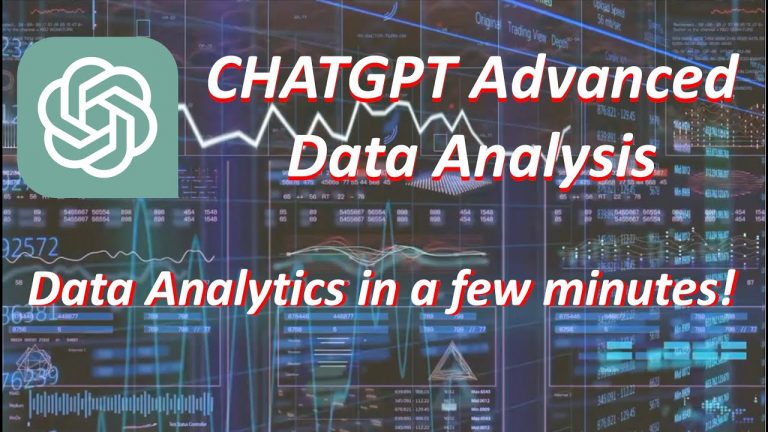 ChatGPT Advanced Data Analysis (Data Analytics in a few minutes!)
