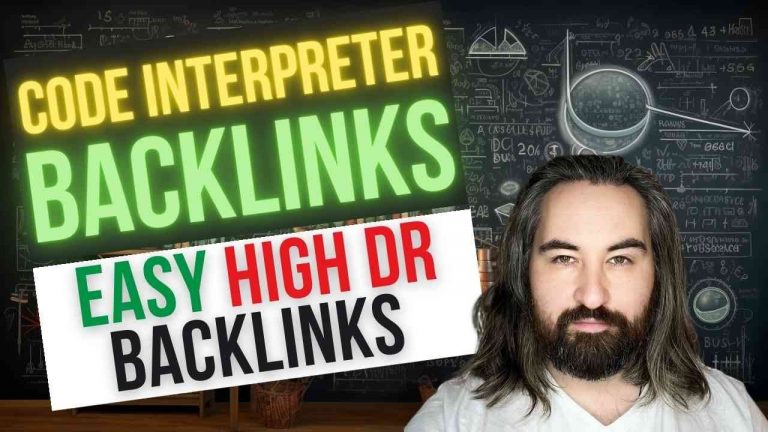 ChatGPT Backlinks: Unlock Code Interpreter SEO Traffic Machine