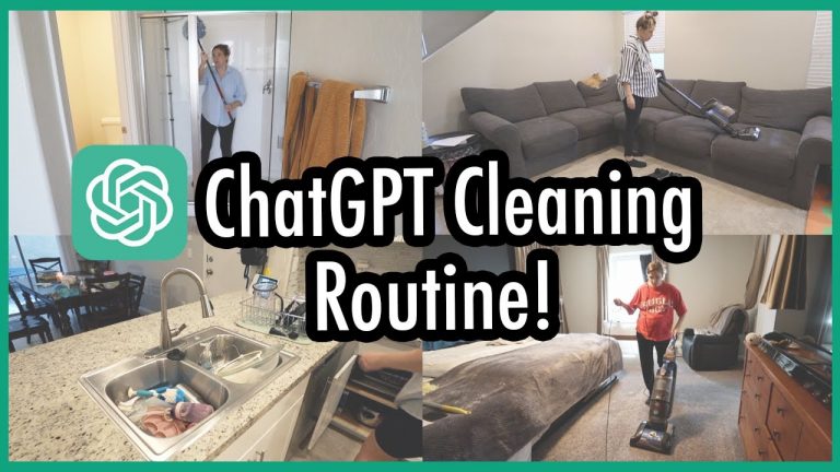 ChatGPT Designed My Weekly Cleaning Routine!