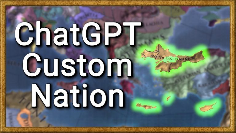ChatGPT creates the “strongest” Custom Nation in EU4