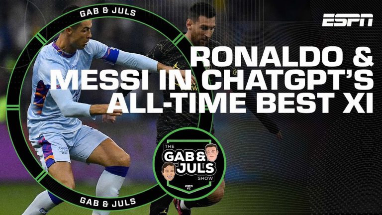 ChatGPT names Lionel Messi & Cristiano Ronaldo in All-Time BEST XI | ESPN FC