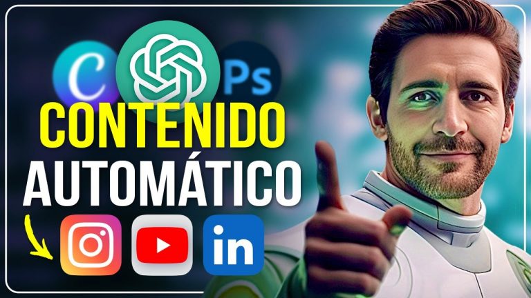 Cómo crear CONTENIDO para REDES SOCIALES con IA Tutorial CHATGPT + CANVA + Photoshop