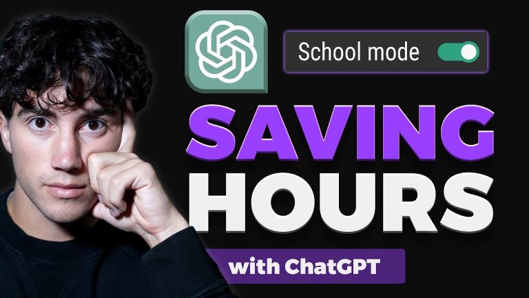 Full ChatGPT Guide for Students! (Save Hours on Assignments)