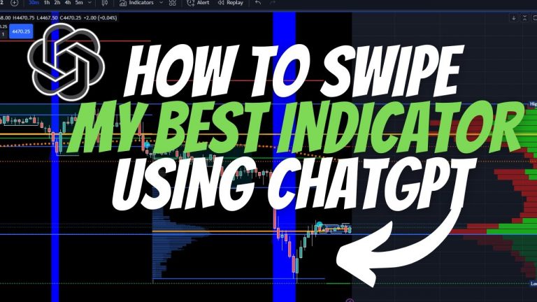 How To Swipe My BEST Trading Indicator Using ChatGPT