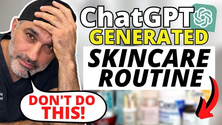 Plastic Surgeon Reacts to ChatGPT Anti Aging Skincare Routine