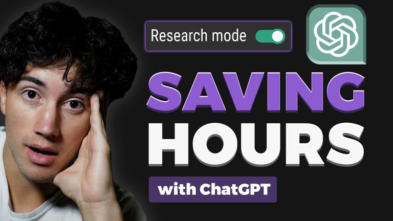 Save HOURS using ChatGPT for Research! (Full Guide)