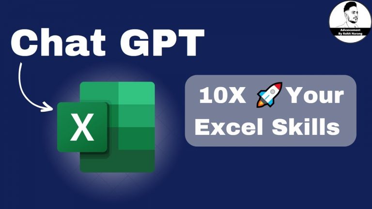 Supercharge Your Excel Skills with ChatGPT | By Rohit Narang