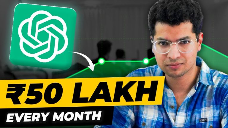 This Student Is Making 50 Lakhs Every Month From ChatGPT
