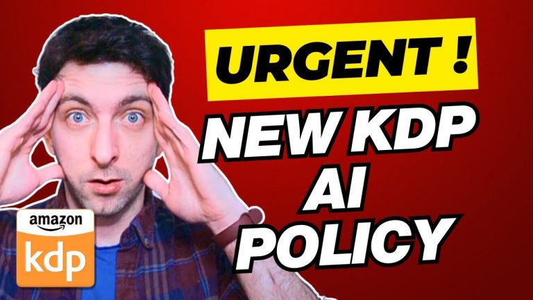 URGENT! KDP Just Updated Its AI Guidelines | End of Midjourney and ChatGPT for Amazon KDP?