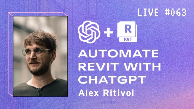 Automating Revit using ChatGPT, with Alex Ritivoi | BIM Pure Live #063