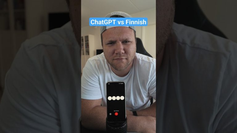ChatGPT VS Finnish #shorts