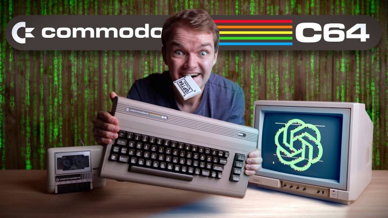 ChatGPT in 1980: So waren Computer damals! – Commodore C64