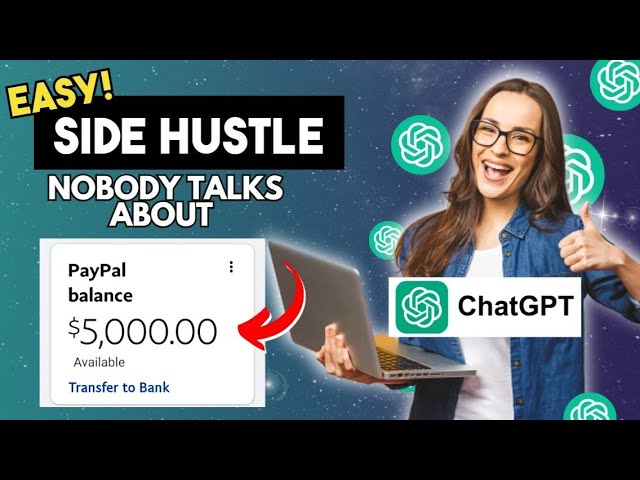 EASY AI MONEY: Easiest ChatGPT Side Hustle Nobody Talks About in 2023! | Make Money Online With AI