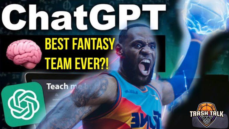 How To Draft With ChatGPT For Fantasy Basketball!