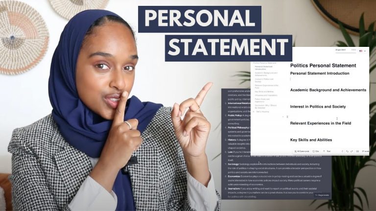 How To Write A Personal Statement Using ChatGPT and AI Tools