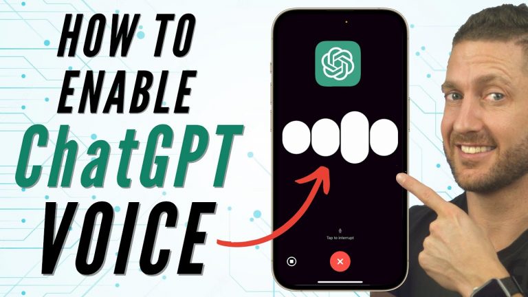 How to Enable ChatGPT Voice to Voice on Phone (iPhone & Android) Talk to ChatGPT!