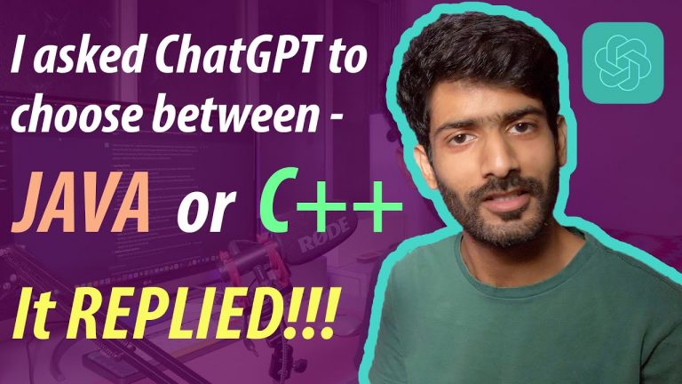 I asked ChatGPT to choose between C++ or Java Programming Language for Beginners & it picked this…