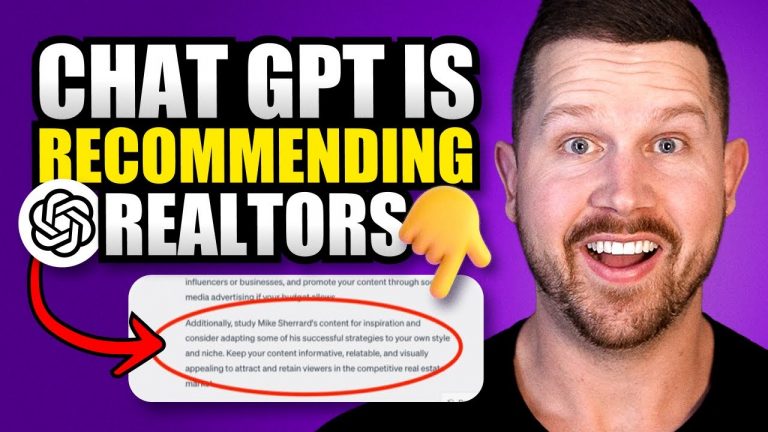 REALTORS…. How To Get ChatGPT To Recommend YOU For FREE [HUGE ADVANTAGE]