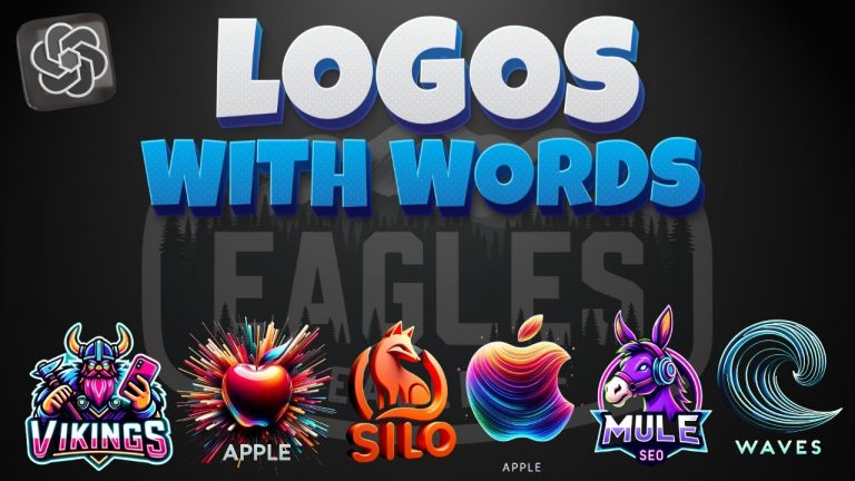 These ChatGPT, DALL-E Prompts Create AWESOME Logos with Words