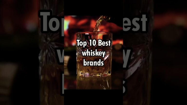 Top 10 Best whiskey brands according to chatGPT #shorts