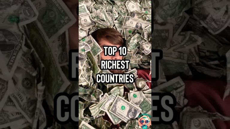 Top 10 richest countries according to chatGPT #shorts