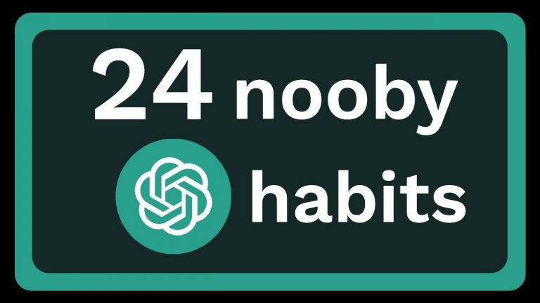 24 nooby ChatGPT habits you need to ditch