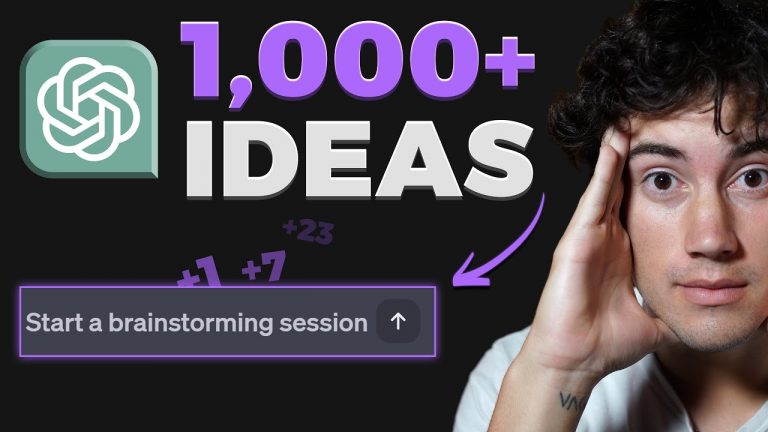 3 Ways to Brainstorm ANYTHING in ChatGPT! (+ Free Prompt!)