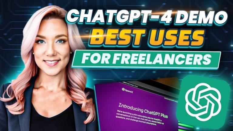 ChatGPT 4 Demo for Freelancers & Businesses (How to Use OpenAI GPT-4 & DALL-E 3 for YOUR Business)