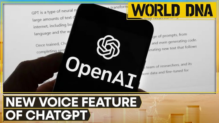 ChatGPT rolls out new human-like voice feature | World DNA | WION