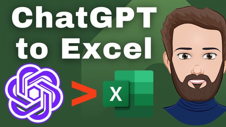 ChatGPT to Excel The Easy Way