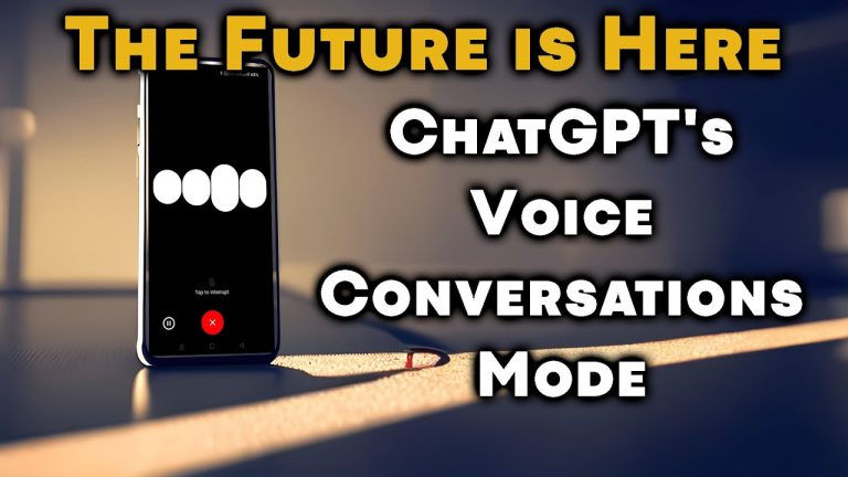 ChatGPT’s NEW Voice Conversations Mode – Science Fiction Becomes Science Fact