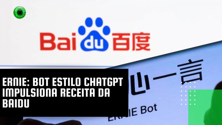 Ernie: bot estilo ChatGPT impulsiona receita da Baidu
