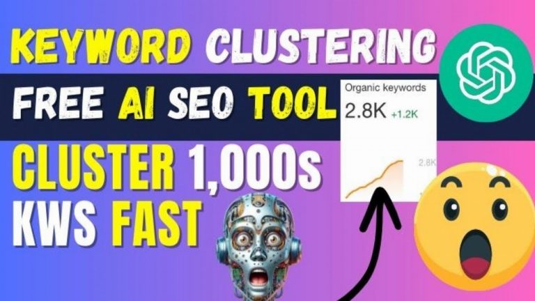 FREE AI Keyword Clustering Tool: Cluster 1,000s SEO KWs on ChatGPT