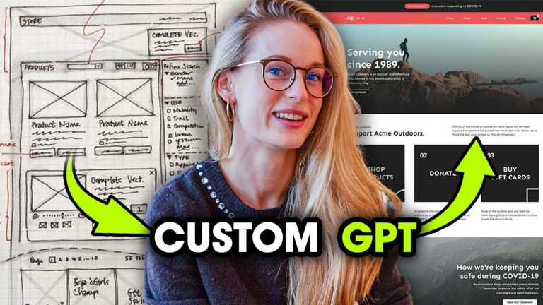 How to Turn Your Sketches Into Code Using a Custom GPT (AI) | ChatGPT