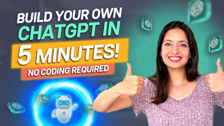 How to build your own ChatGPT? | AI for students