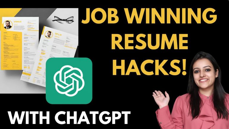 How to create perfect resume using ChatGPT & Free AI Tools| Free templates from MS Word Canva|Hindi