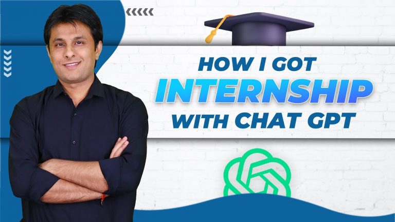 How to got Internship with Chat GPT for “Data Analyst” role