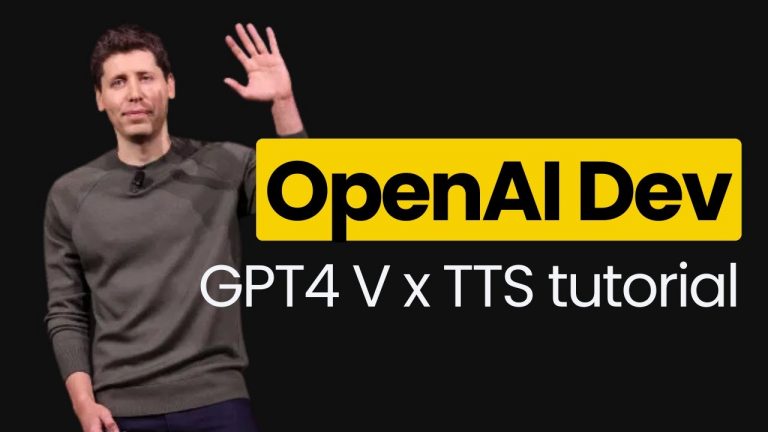 How to use New OpenAI DevDay features – GPT4V x TTS demo tutorial