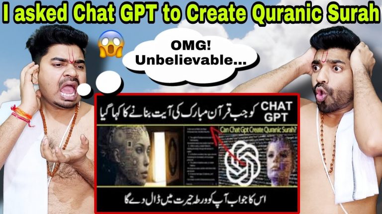 I Asked Chat GPT to Create a Quranic Surah | Then This happened !! | Pandit Reaction