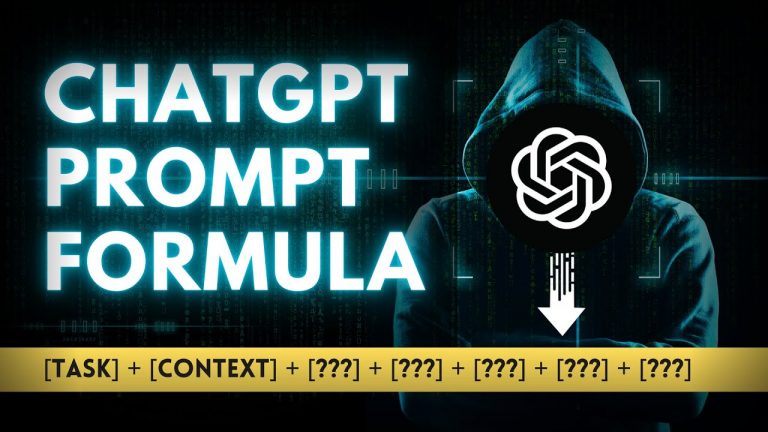 Master ChatGPT Prompts – Sharing my Secret Formula for Pro Level Prompting