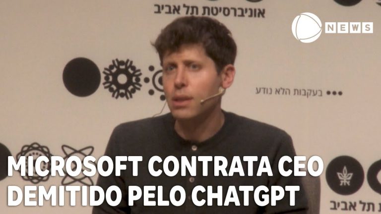 Microsoft contrata CEO demitido pela empresa do ChatGPT