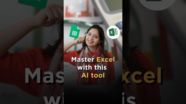 Simplest way to use AI in Excel | AI tool for MS Excel for students #shorts