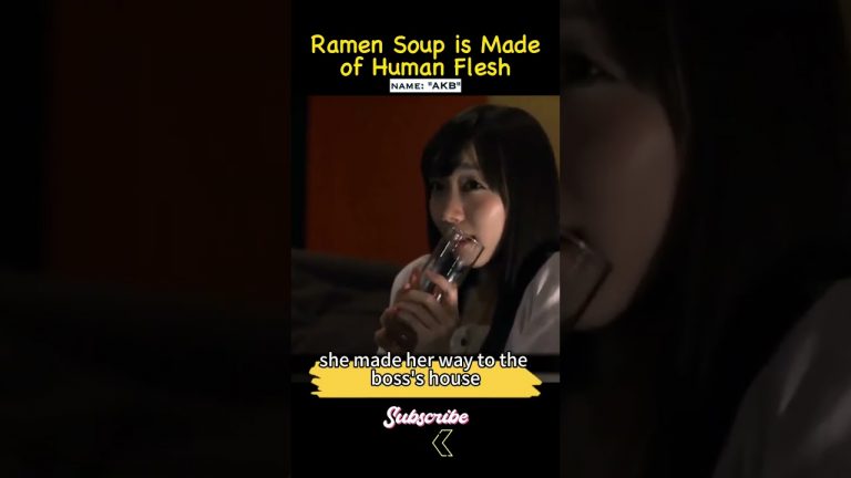 The soup in this ramen shop is made of human flesh… #shorts