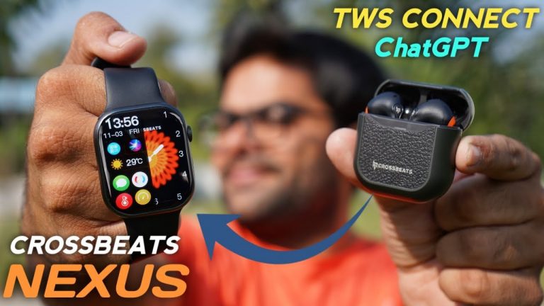 This Smartwatch comes with ChatGPT & TWS Connect option Crossbeats Ignite NEXUS Smartwatch