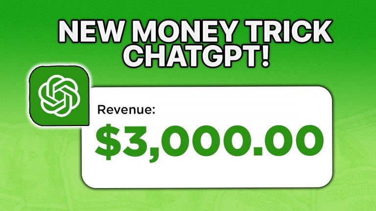 $3,000 NEW CHATGPT MONEY TRICK! | Make Money Online