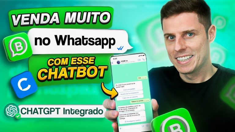 ChatGPT no WhatsApp? Crie um Chatbot para Vender MUITO no WhatsApp com a Chatfuel!